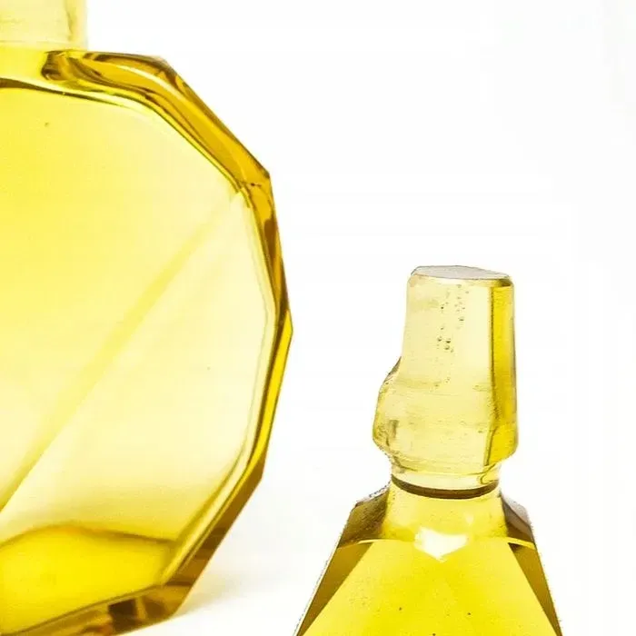 E4H Moser - yellow sensational carafe ART DECO