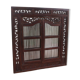 Large Indonesian shutter window mirror 120 x 130