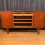 Enfilade par Henning Kjaernulf pour Bruno Hansen Danemark années 1960
