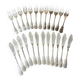 Set of 12 ERCUIS fish forks and 12 fish knives, Vieux Paris model
