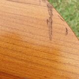 Oval cherry farmhouse table