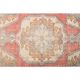 Vintage Turkish Oushak Handmade Wool Cotton Red Area Rug 123x220