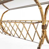 Regency bamboo coffee table