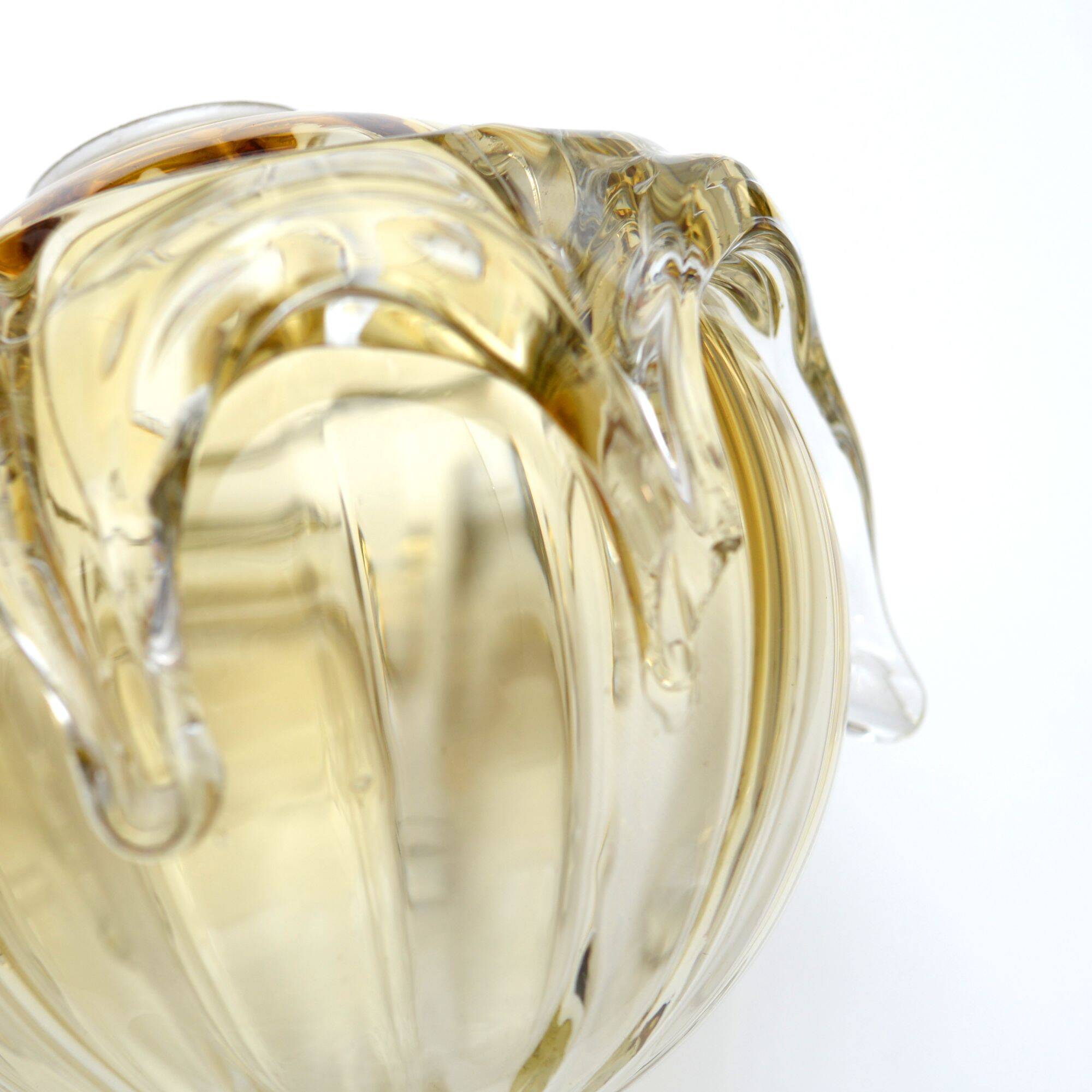 Glass Doria lamp, Germany, 1970s