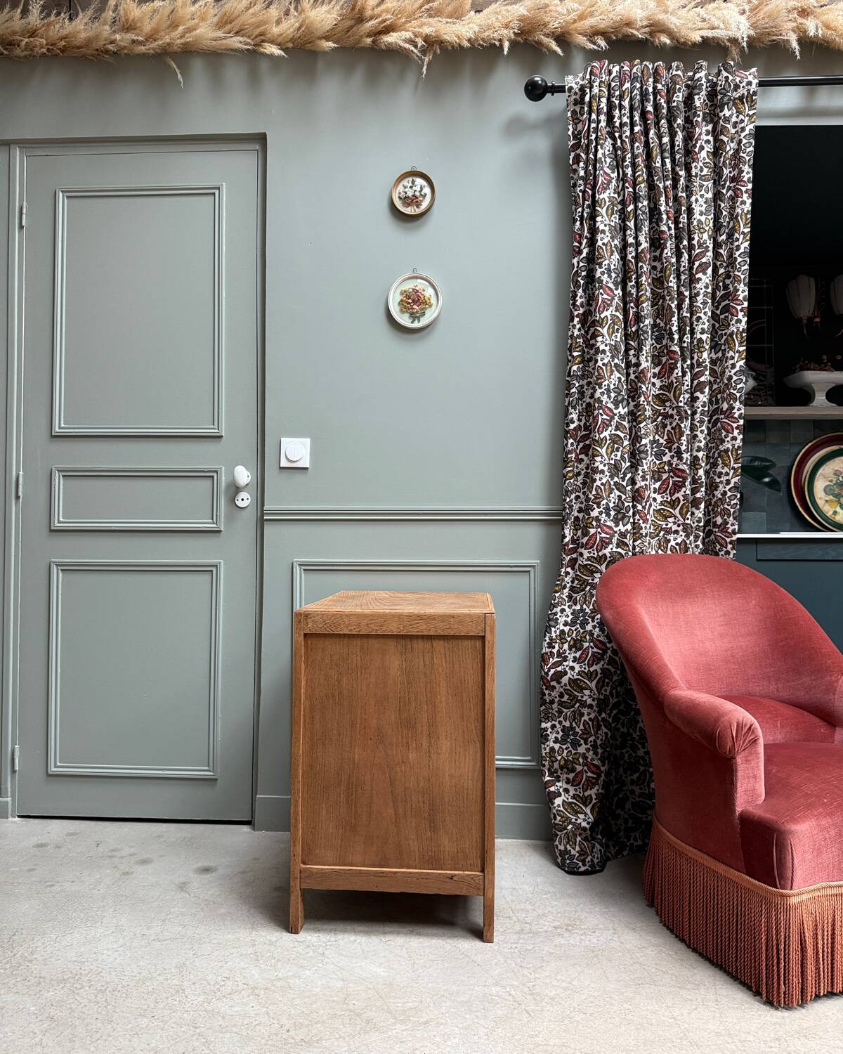 Art Deco oak jam jar (renovated)