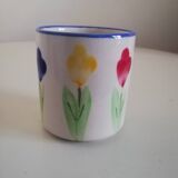 Vintage hand-painted mug cup