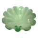 Sommerso ashtray lined with opaline green, Murano