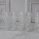 Set of 8 glasses engraved years 50-60