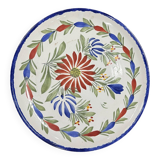 Assiette déco en faïence henriot quimper hb