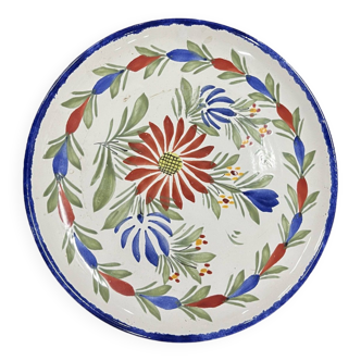 Henriot quimper hb decorative earthenware plate