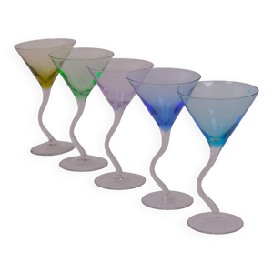 Verres à martini en