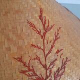 Wicker lampshade
