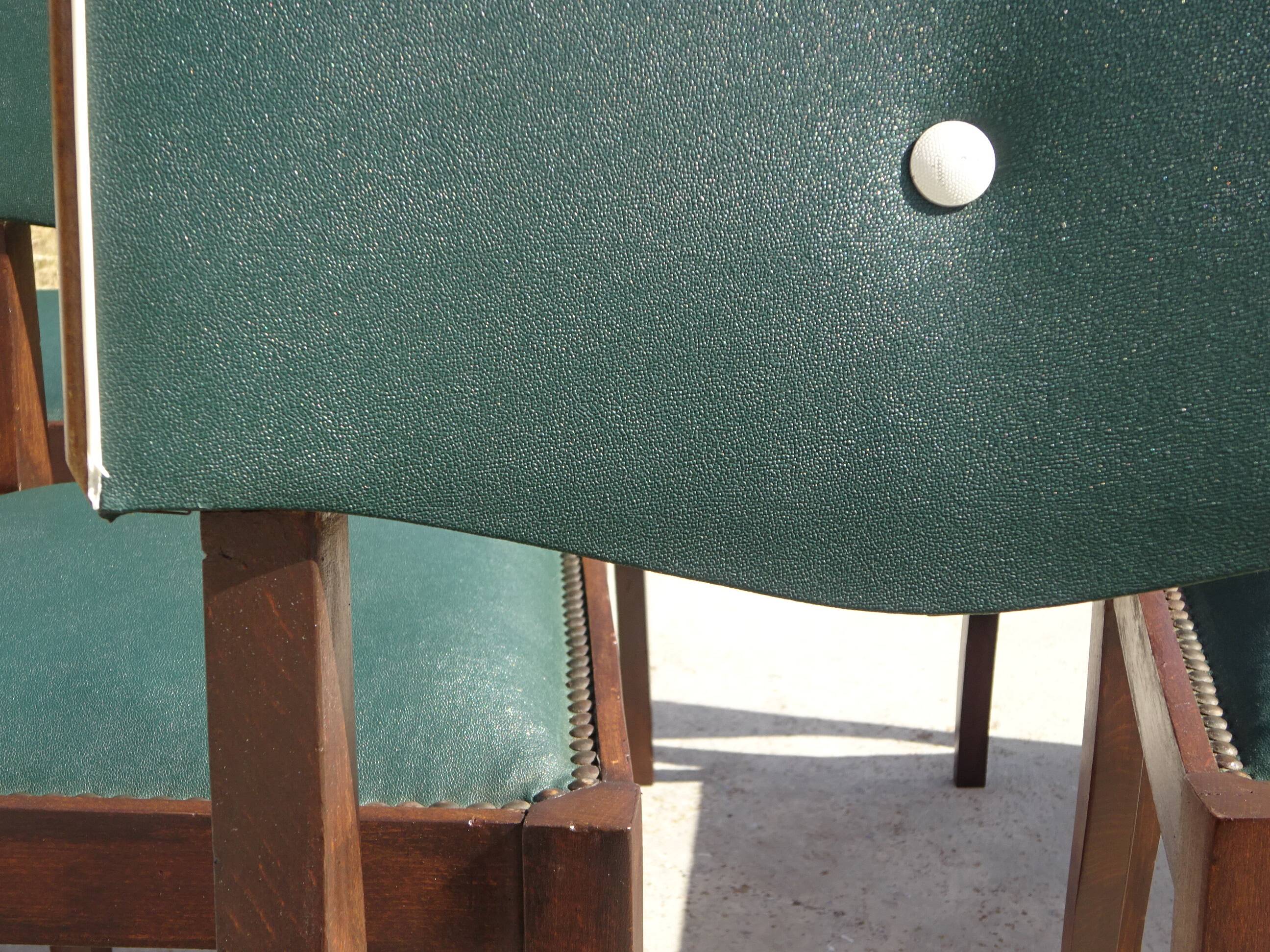 Restored Art Deco chairs, the 6.