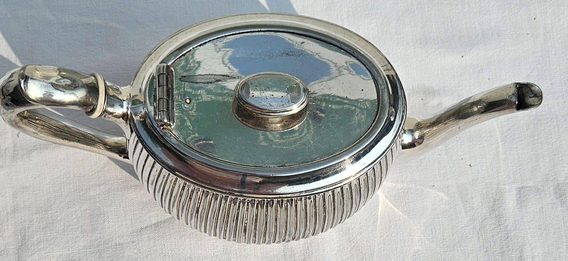 Philip Ashberry & Sons Sheffield English Teapot Art Deco Pattern