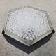 Vintage Dutch ceiling wall light B1092 Raak 'Hexagon'