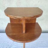 Paire de tables de chevet tripode 1950