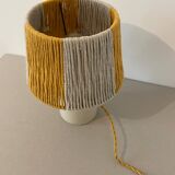 Lampe vintage pot de moutarde