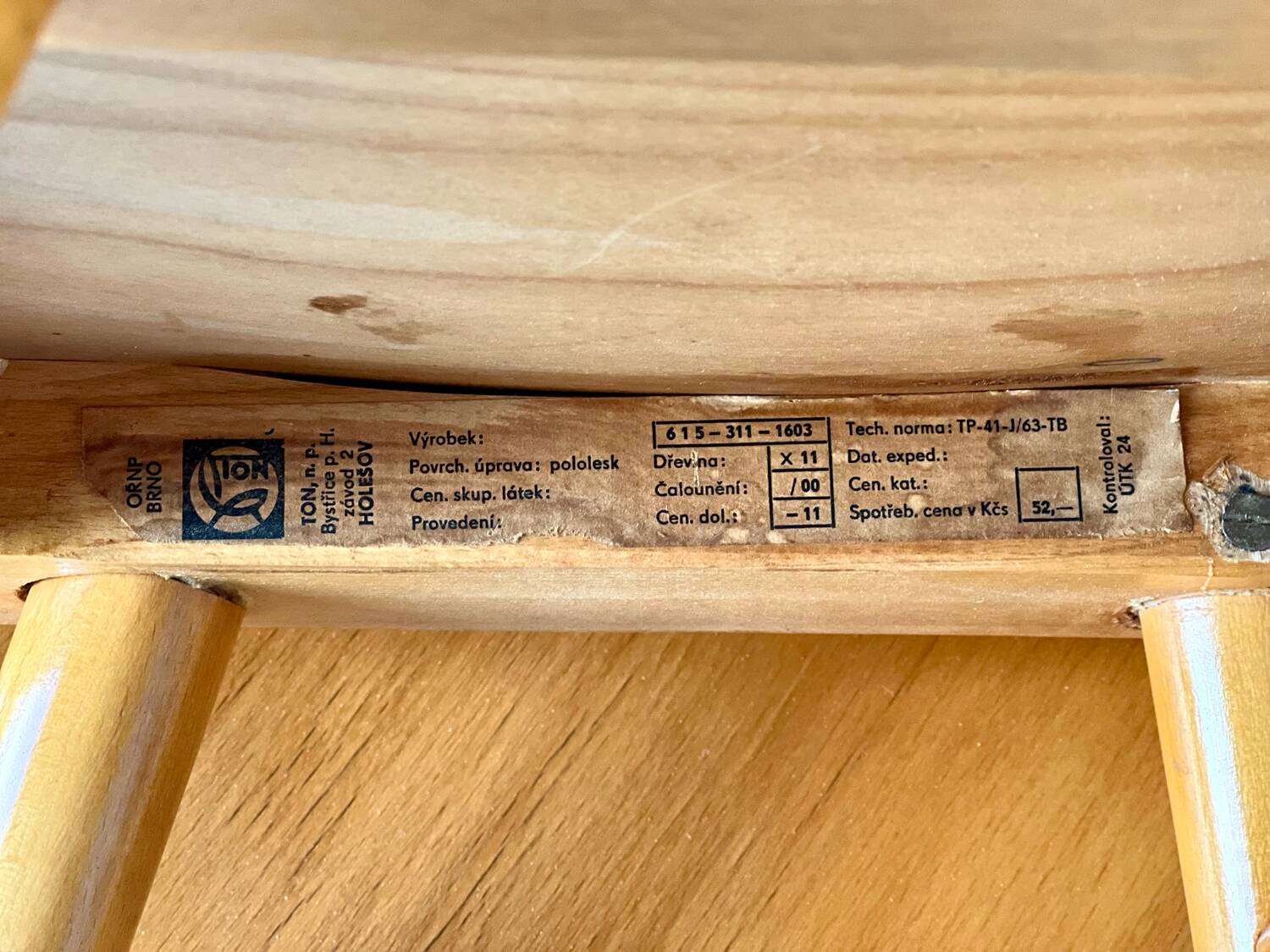 Dining Chairs by TON, 1960’