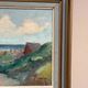 Oil on Panel 'Sea View' by S. Palm, Signed, Vintage & Framed 40 × 34 cm