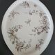Large oval porcelain dish 19th century Hache Pépin-Lehalleur Vierzon