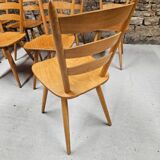 Lot 8 Chaises bistrot Campagnard 1970