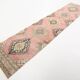 3x12 Soft Pastel Pink Turkish Runner Rug, 85x383Cm SK 5659