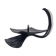 Art Deco wrought iron spade in the shape of Ginkgo Biloba leaf