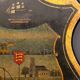 Antique 18thC English Hand Painted King George II & King George IV Shields