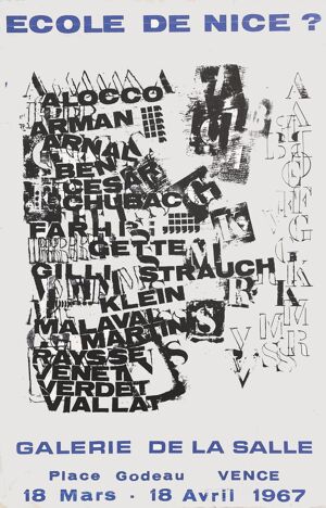 Affiche école de Nice galerie