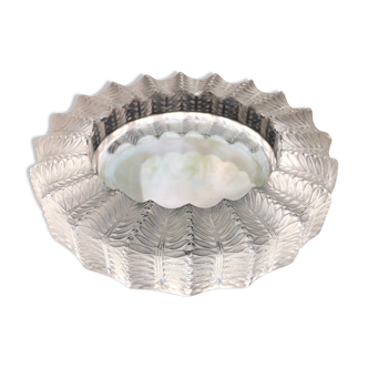 Vintage Lalique ashtray, Jamaican model, crystal