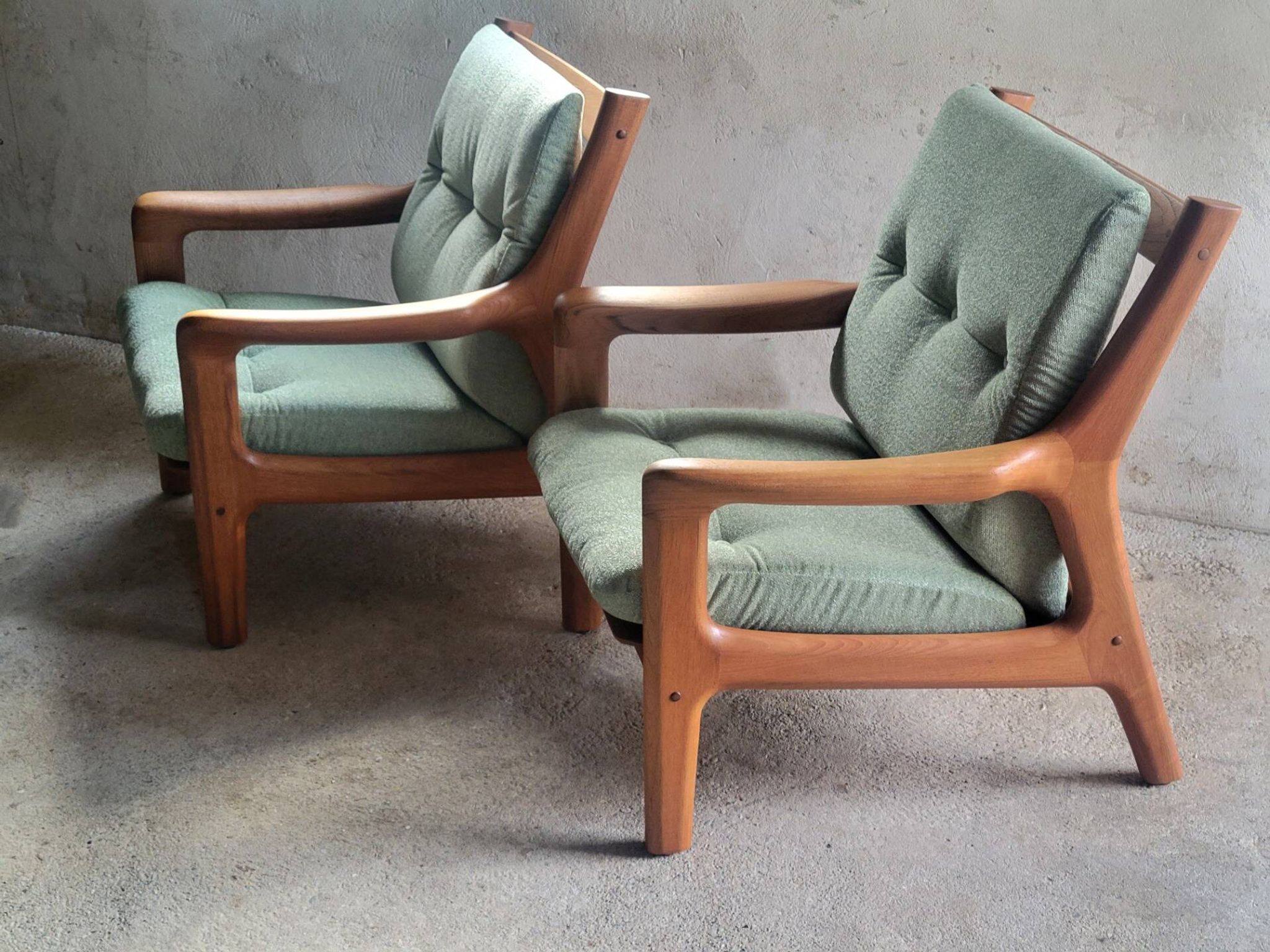 Set of 2 Georg Thams armchairs for Vejen Polstermøbelfabrik in teak, Denmark 1960