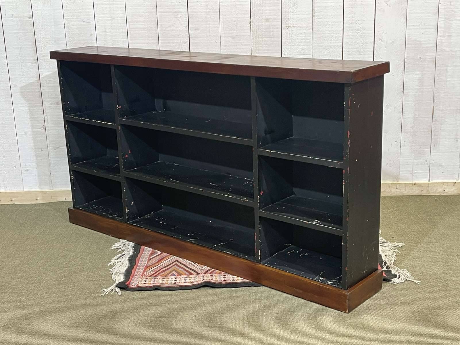 70s fir bookcase shelf