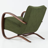 Set of 2 H-269 loungechairs by Jindrich Halabala, 40's