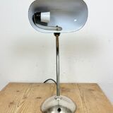 Vintage Green Enamel Bank Lamp, 1950s