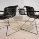 Set of 6 Castelli Penelope dining/conference chairs by Charles Pollock