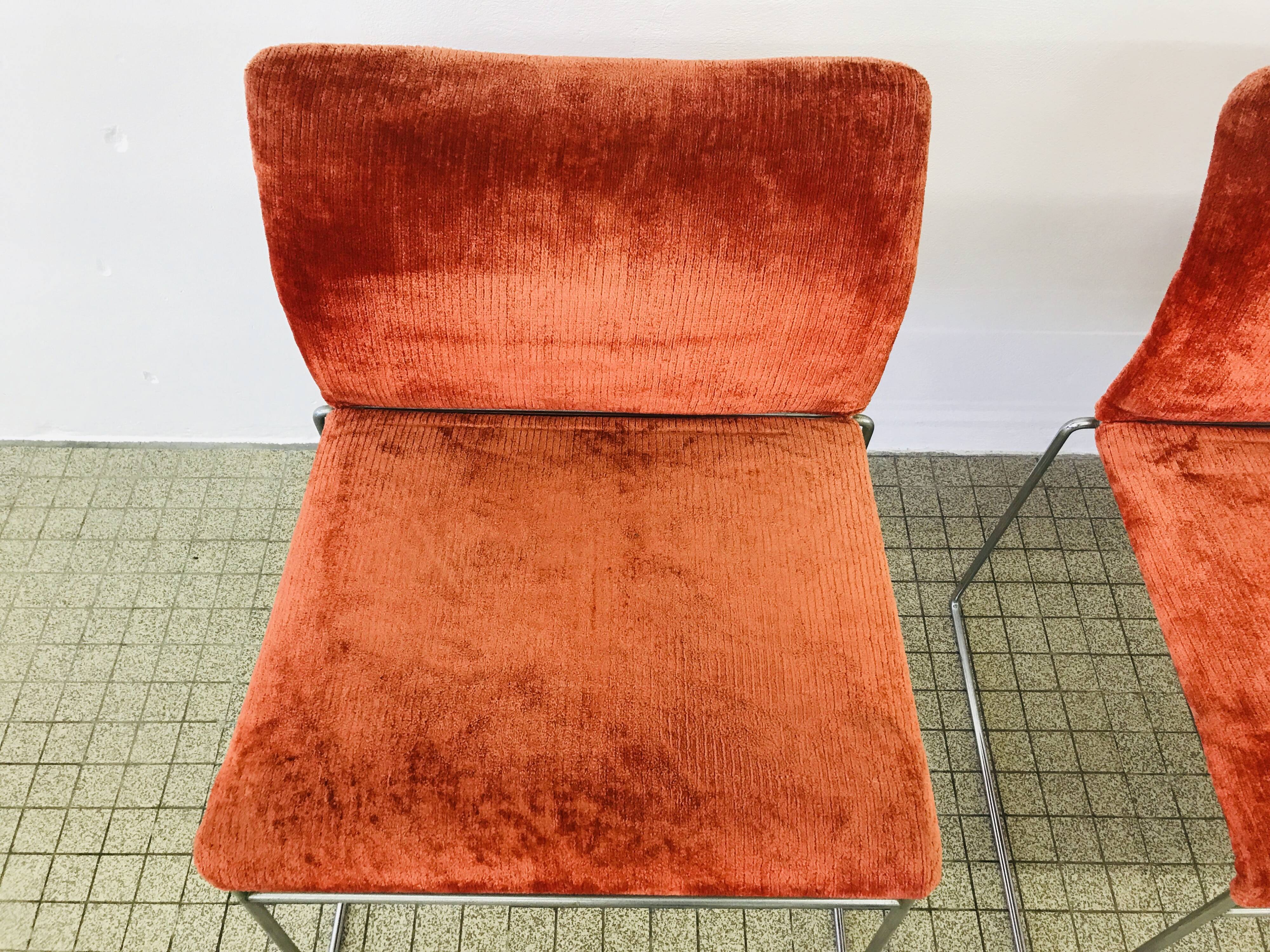 Suite de 4 chaises Jano LG Simon by Cassina