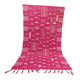 Handmade wool Berber rug – Bohemian pink Moroccan kilim