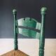 Rustic Austrian Alps Green Side Chairs, Austria, 1950s, Set of 2