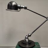 Workshop lamp Jieldé 2 industrial arm patina graphite rifle barrel