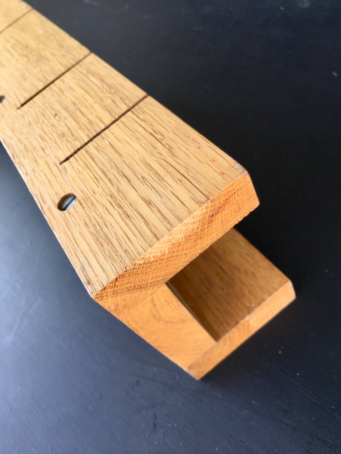 Wooden pie for cutting