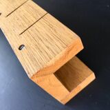 Wooden pie for cutting
