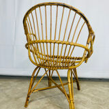 Rattan armchair