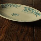 Longwy Chardons blue ironstone dish
