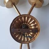 Pair of 1960s gold wall lights