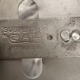 Pair of vintage chrome and opaline wall lamps, Gal Paris 1940