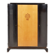 Jean Pascaud wardrobe black lacquered wood