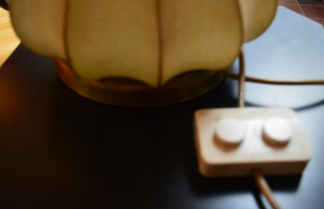 Lamp cocoon vintage by Pier & Achille Castiglioni for Flos