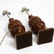 Pair of very decorative large Mid Century Modern "Pineapple" table lamps ma