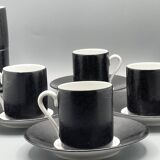 Coffee service for 8 people, Limoges porcelain
