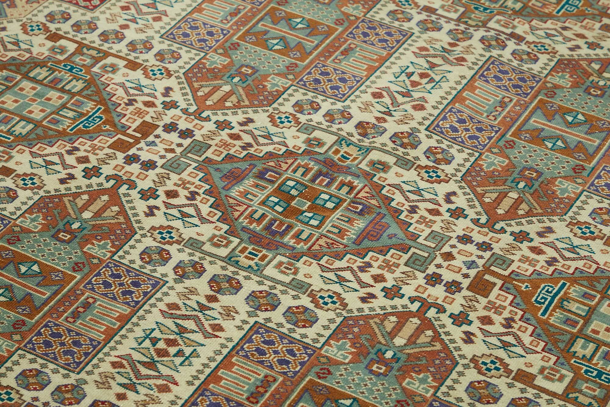 Turkish Wool Vintage Kayseri Rug 195 cm x 290 cm